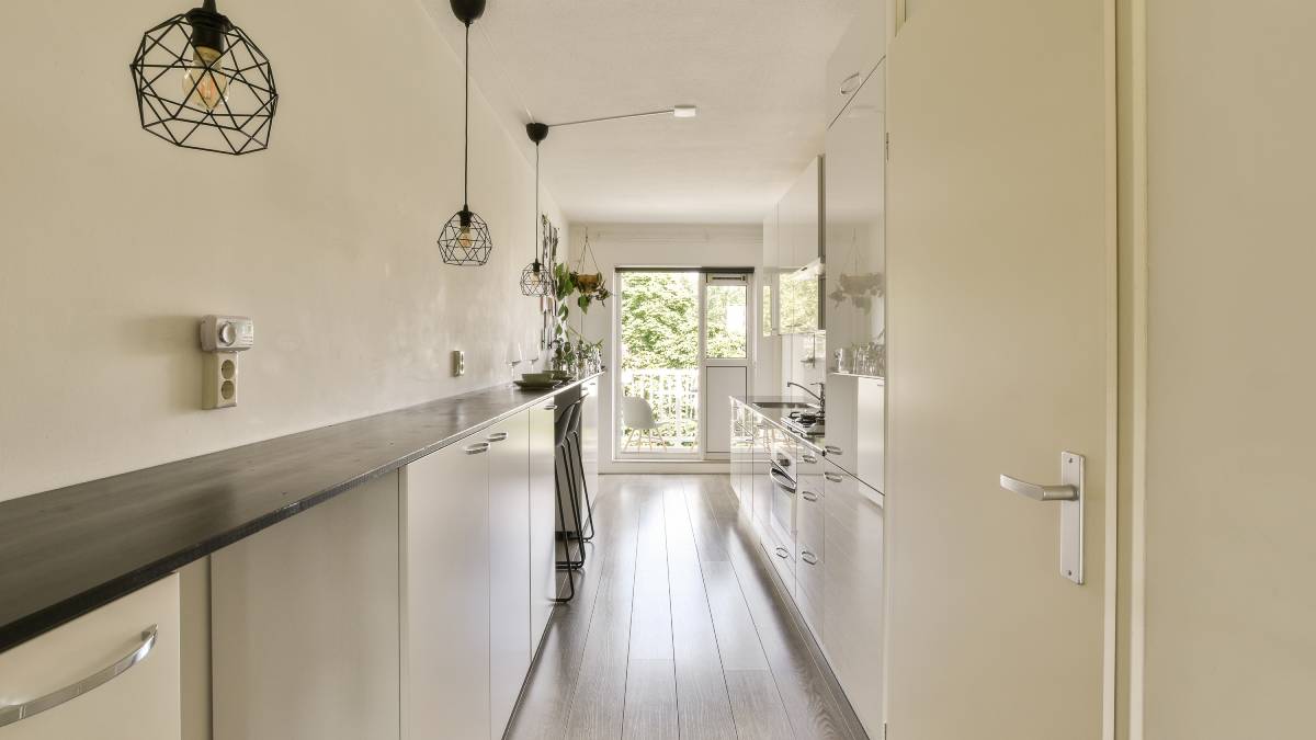 galley kitchen