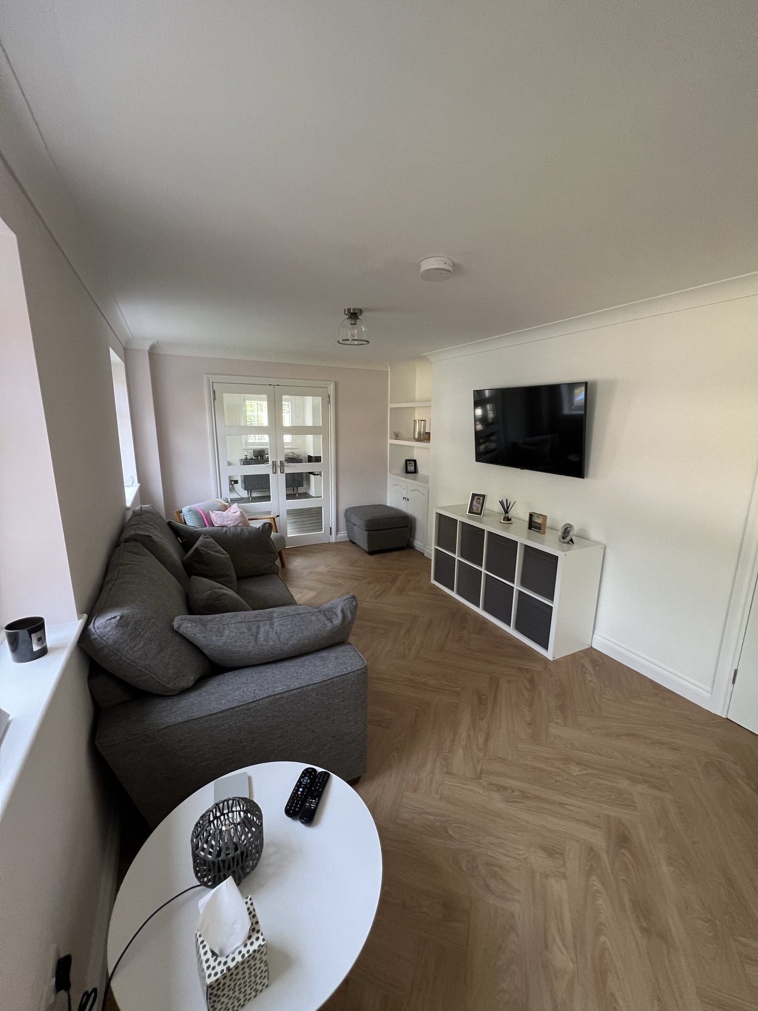 Full view of the living room extension