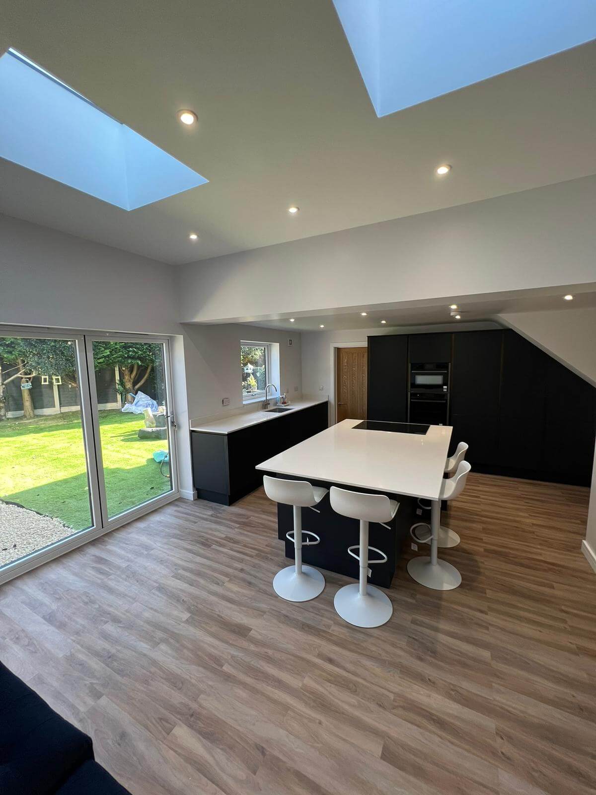 An interior view of the completed refurbishment and renovation