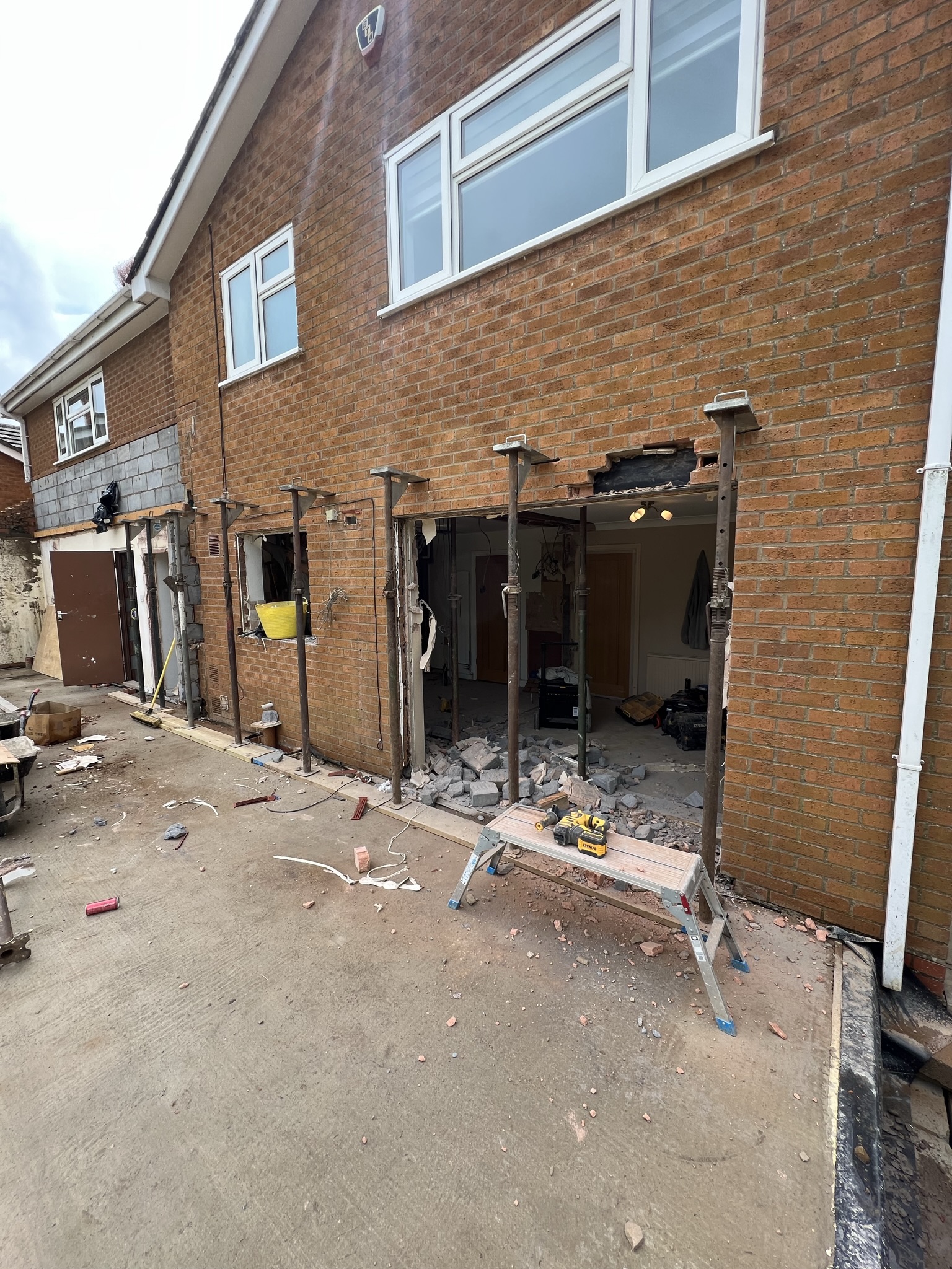 Rear extension progression