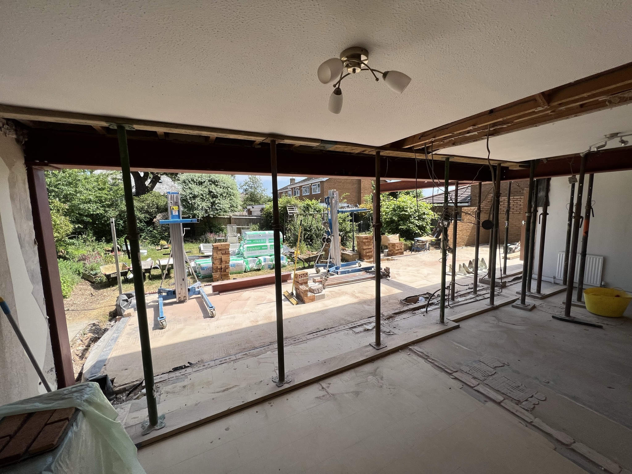 Picture of the construction from the inside